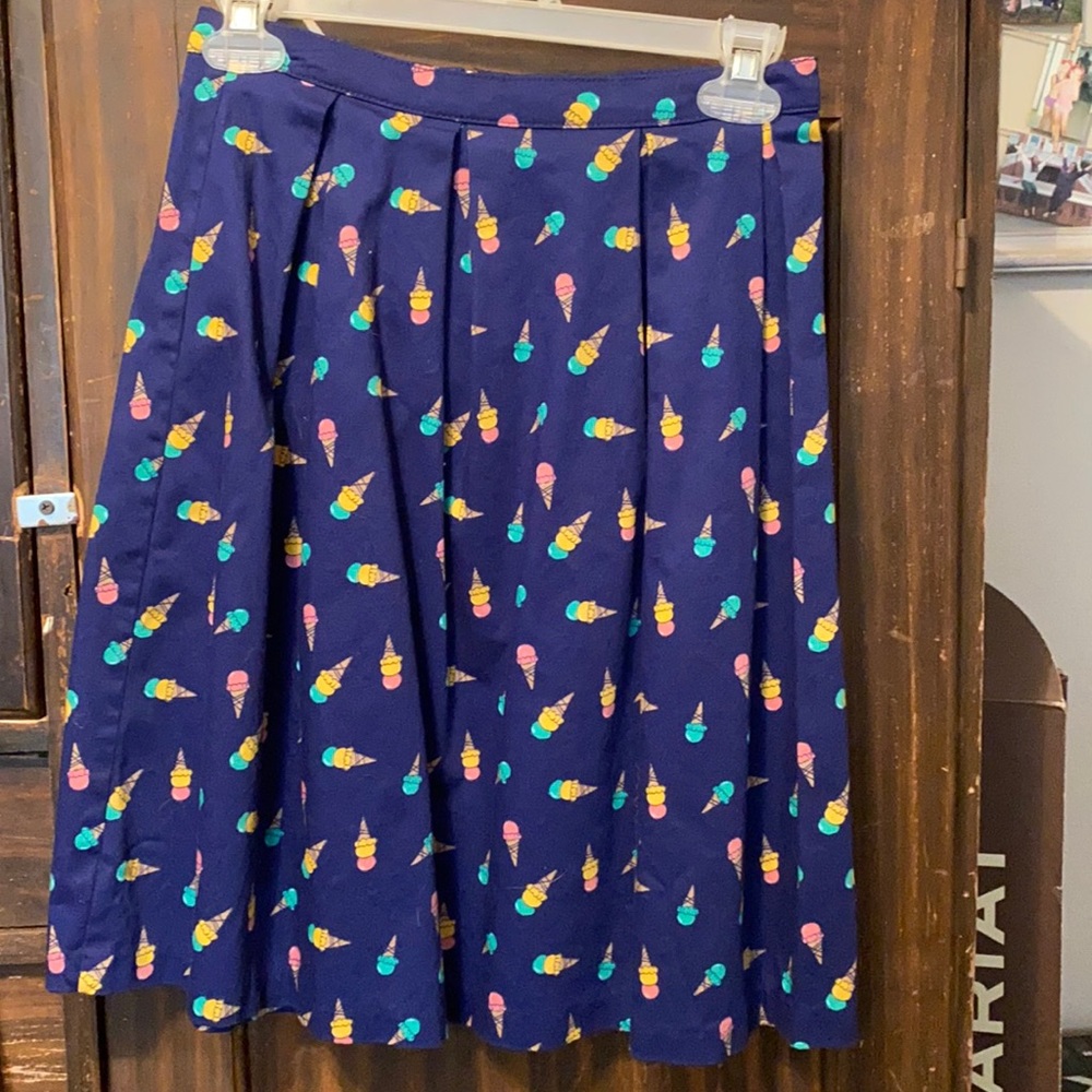 Ice cream print skirt